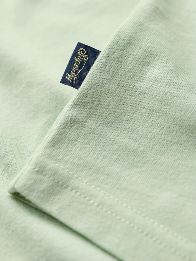 Superdry Green Essential Logo 90's T-Shirt - Image 6 of 6