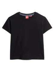 Superdry Black Essential Logo 90's T-Shirt - Image 4 of 6