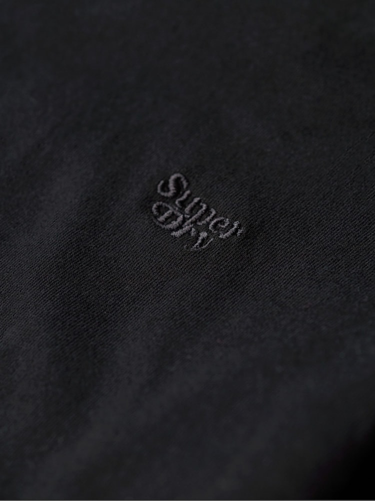Superdry Black Essential Logo 90's T-Shirt - Image 6 of 6