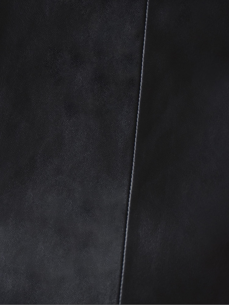 Ro&Zo Black Leather Mini Skirt - Image 4 of 4 Ro&Zo Black Leather Mini Skirt - Image 4 of 4
