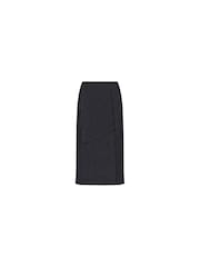 Ro&Zo Black Leather Midi Skirt - Image 5 of 5