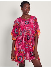 Monsoon Pink Kaleidoscope Cover-Up - Image 1 of 4