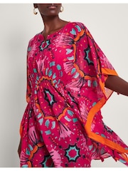 Monsoon Pink Kaleidoscope Cover-Up - Image 3 of 4