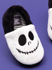 Vanilla Underground White Nightmare Before Christmas Kids Winter Christmas Fluffy Slippers - Image 3 of 4