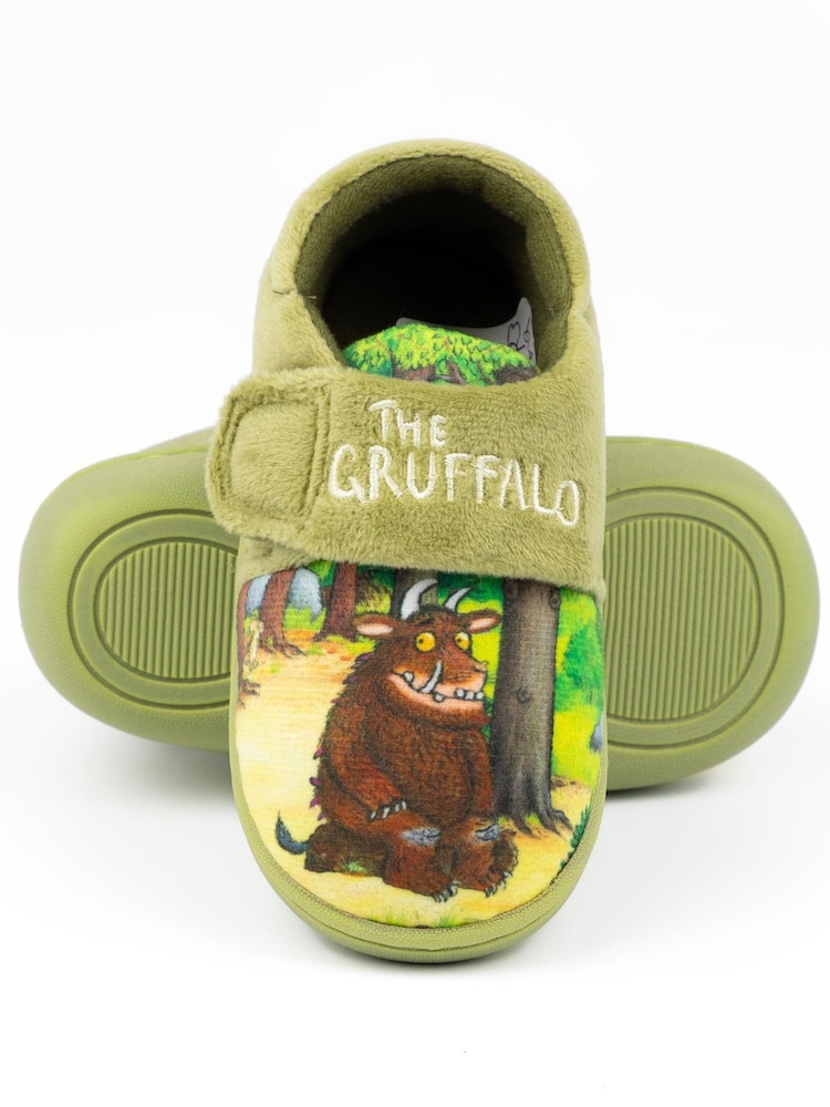 Vanilla Underground Green Gruffalo Baby Shark Winter Slippers - Image 4 of 6