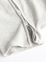 Neutral 3 Pack Two Way Zip Baby 100% Cotton Rompers (0mths-3yrs) - Image 10 of 10