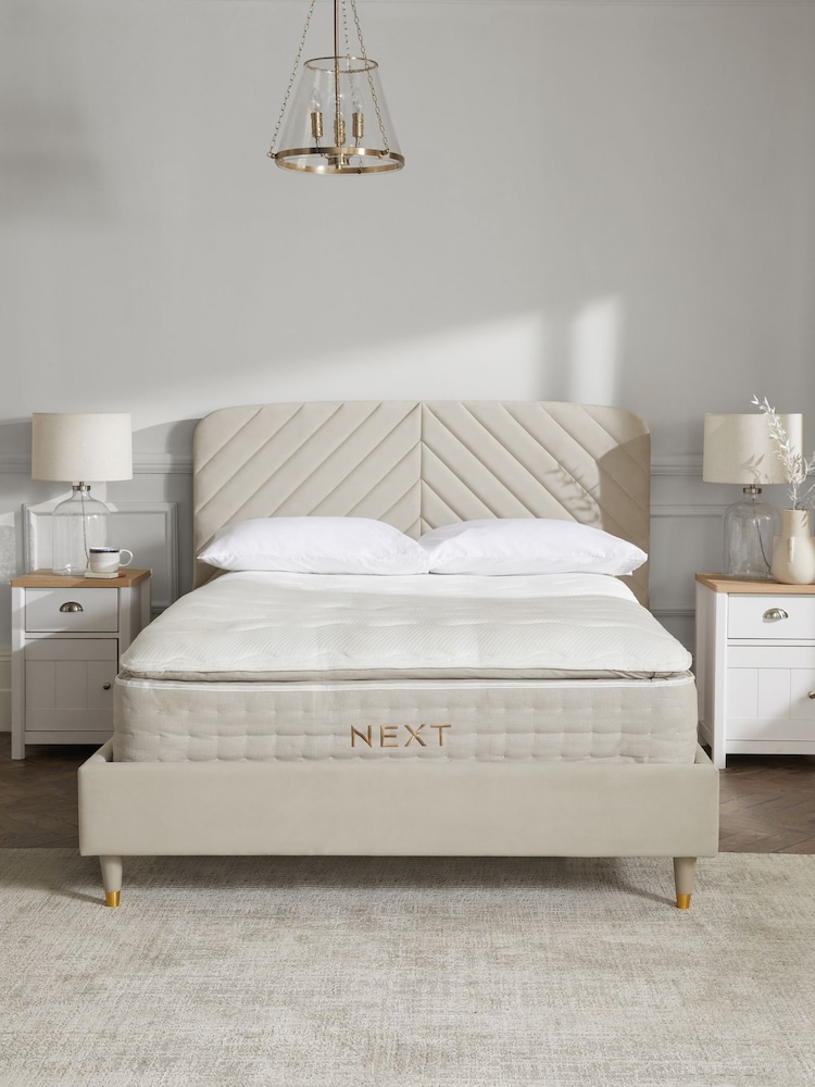 1500 Pocket Sprung British Wool Squishy Medium Mattress with Pillow Top - Image 2 of 4