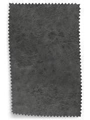 Set of 2 Monza Faux Leather Dark Grey Mid Wood Leg Hamilton Non Arm Quilted Dining Chairs - Image 11 of 11