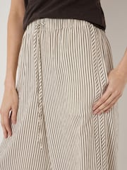 Hush White Petunia Striped Side Detail Trousers - Image 4 of 5