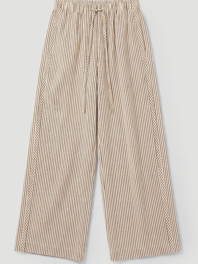 Hush White Petunia Striped Side Detail Trousers - Image 5 of 5
