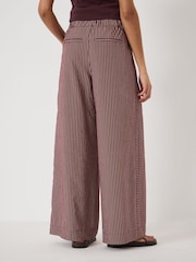 Hush Red Petunia Striped Side Detail Trousers - Image 3 of 5