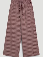 Hush Red Petunia Striped Side Detail Trousers - Image 5 of 5