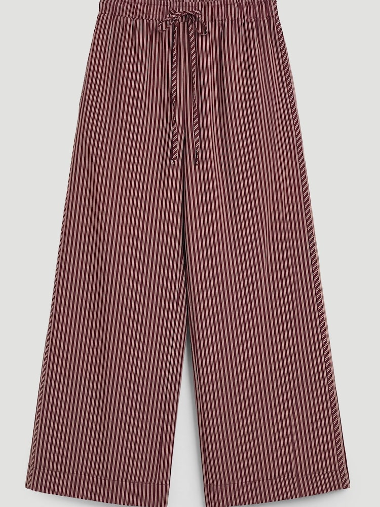 Hush Red Petunia Striped Side Detail Trousers - Image 5 of 5