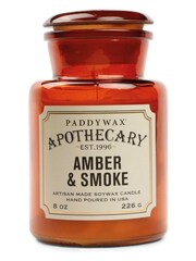Paddywax Brown Apothecary Amber & Smoke 226g Glass Jar Candle - Image 2 of 3
