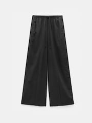 Hush Black Linen Blend Petunia Wide Leg Trousers - Image 5 of 5