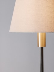 The Set 2 Pack Black and Brass Floor Lamp - Image 4 of 4