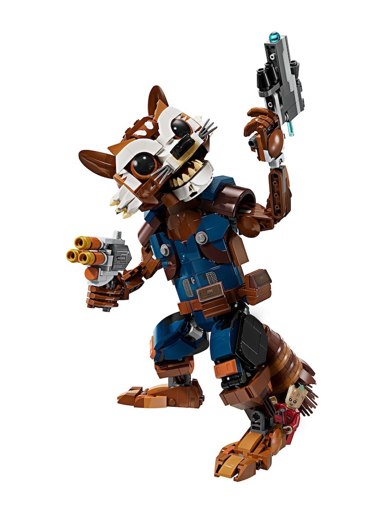Lego Marvel Rocket  Baby Groot Buildable Toy Figures 76282 - Image 2 of 7
