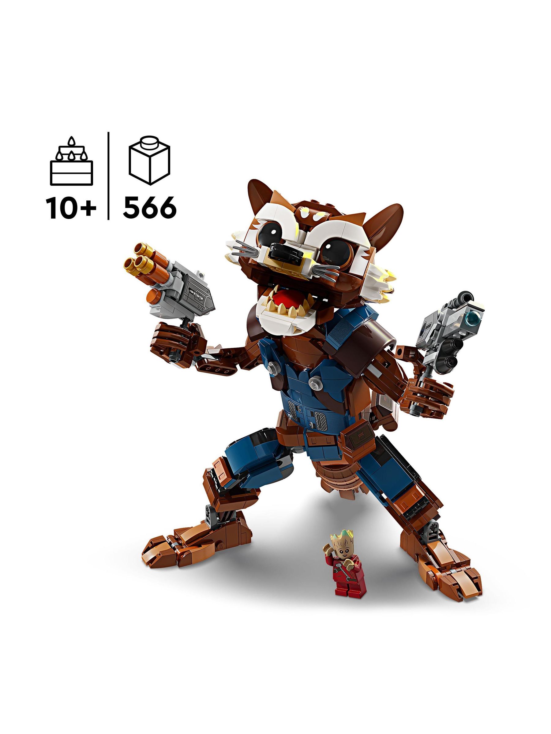 Buy Lego Marvel Rocket Baby Groot Buildable Toy Figures 76282 from the Next UK online shop