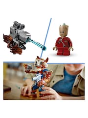 Lego Marvel Rocket  Baby Groot Buildable Toy Figures 76282 - Image 6 of 7