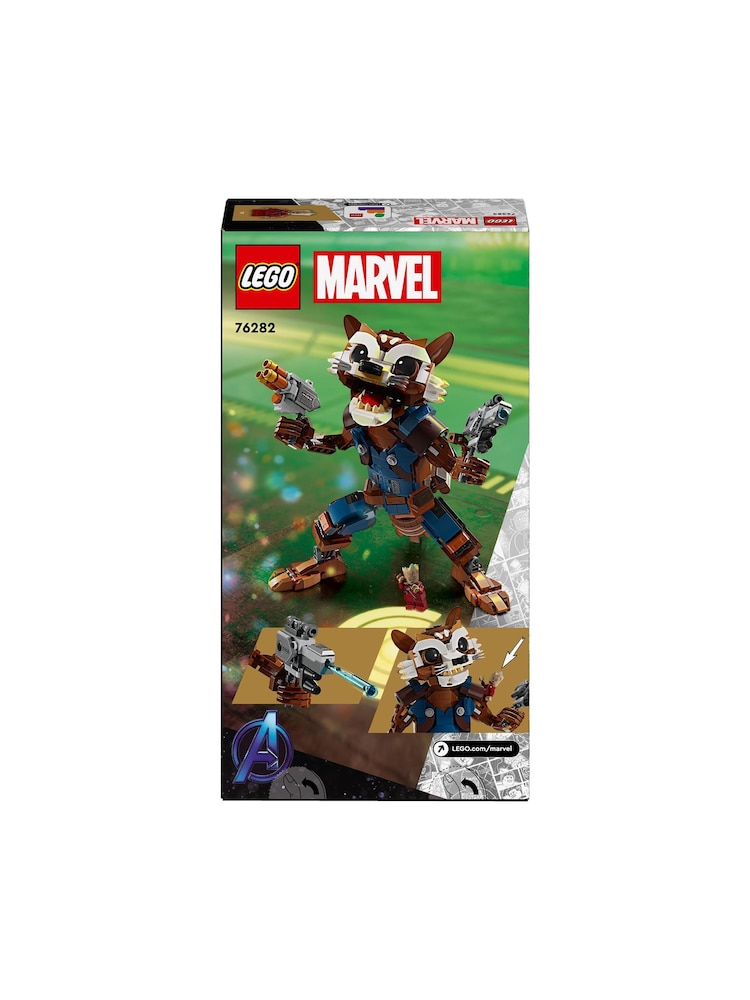 Lego Marvel Rocket  Baby Groot Buildable Toy Figures 76282 - Image 7 of 7