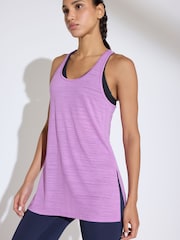 Purple Active Sports Longline Tank - Image 1 of 5