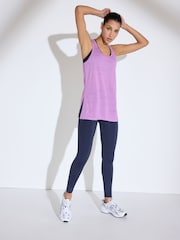Purple Active Sports Longline Tank - Image 3 of 5