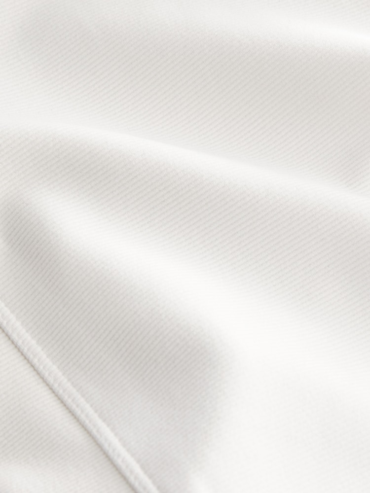 White Active Square Neck Cropped Sports Top - Image 7 of 7
