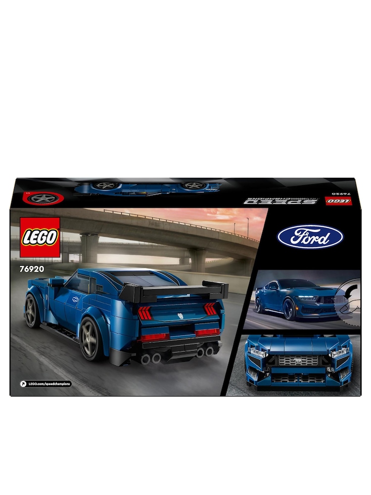 LEGO Hastighet Champion Ford Mustang Dark Horse Sports Car 76920 - Bilde 8 av 8
