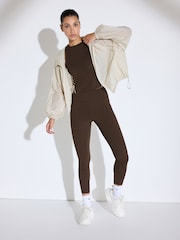 Chocolate Brown Supersoft Active Tank - Image 2 of 7