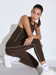 Chocolate Brown Supersoft Everyday Sports Leggings - Image 1 of 7