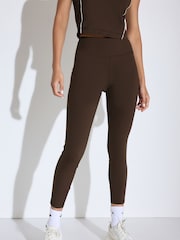 Chocolate Brown Supersoft Everyday Sports Leggings - Image 3 of 7