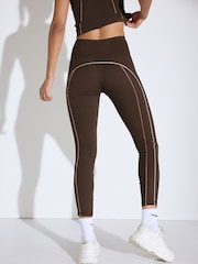 Chocolate Brown Supersoft Everyday Sports Leggings - Image 4 of 7