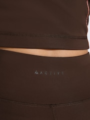 Chocolate Brown Supersoft Everyday Sports Leggings - Image 5 of 7