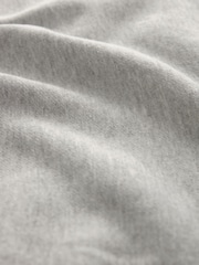 Grey Active Crew Neck Drawstring Tie Hem Sweatshirt - Image 7 of 7