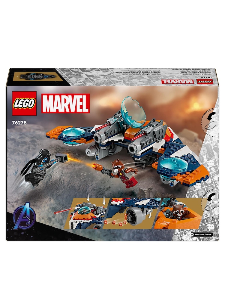 Lego Marvel Rockets Warbird vs. Ronan Building Toy 76278 - Image 8 of 8