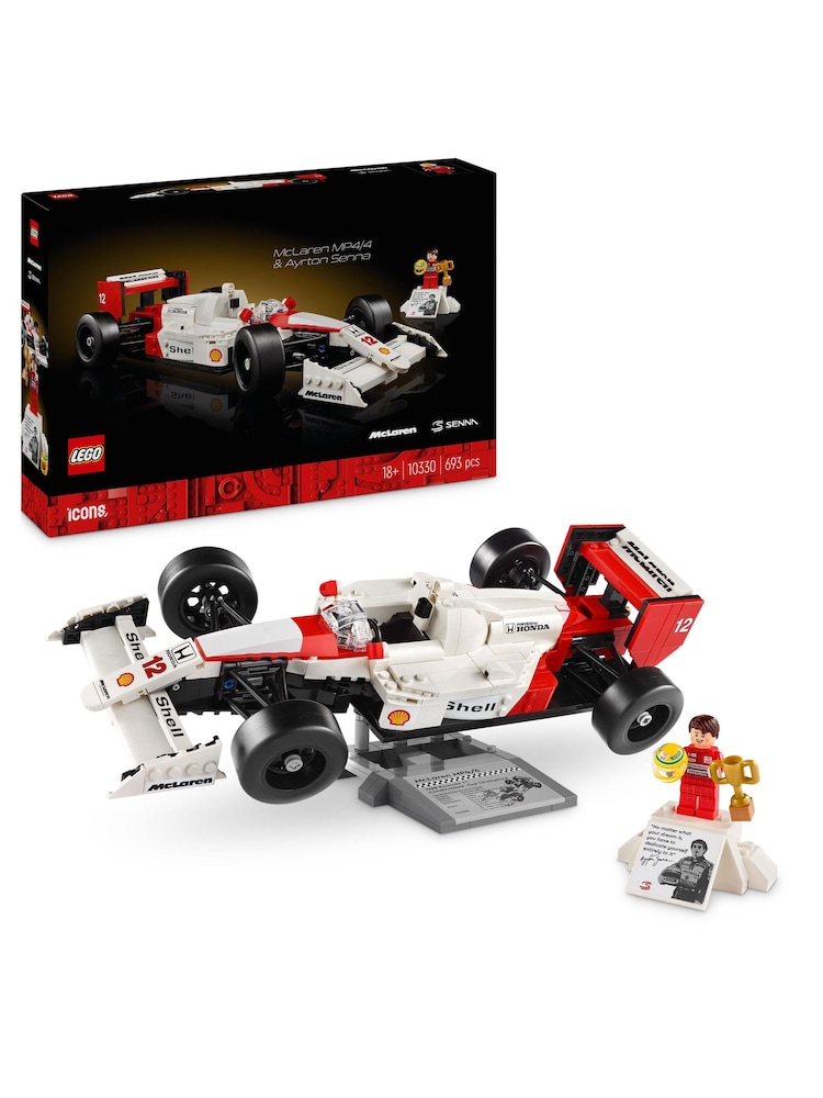 LEGO Icons McLaren MP4/4 And Ayrton Senna Set 10330 - Image 1 of 8