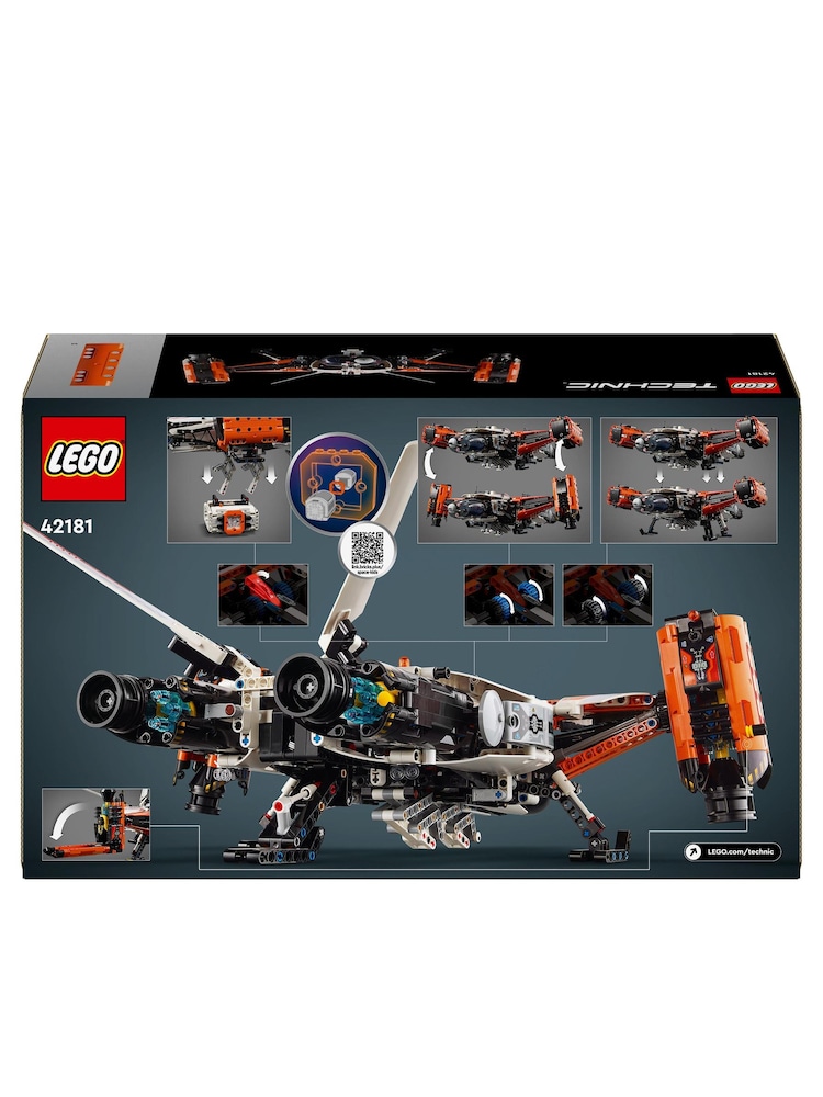 Космический кораблик с принтом грузовиков LEGO Technic LT81 4218 - Image 8 of 8 Космический кораблик с принтом грузовиков LEGO Technic LT81 4218 - Image 8 of 8