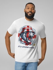 All + Every White Home Lion Roar Euro Football T-Shirt - Image 1 of 4