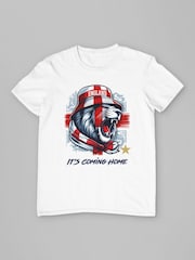 All + Every White Home Lion Roar Euro Football T-Shirt - Image 3 of 4