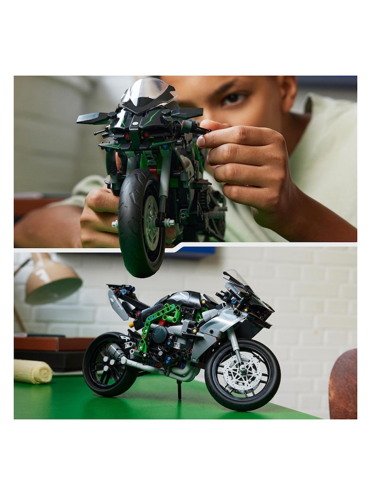 LEGO Technic Kawasaki Ninja H2R Motorcycle Set 42170 - Image 7 of 8