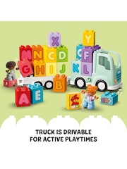 Lego DUPLO Town Alphabet Truck Toddler Learning Toy - Image 6 of 8