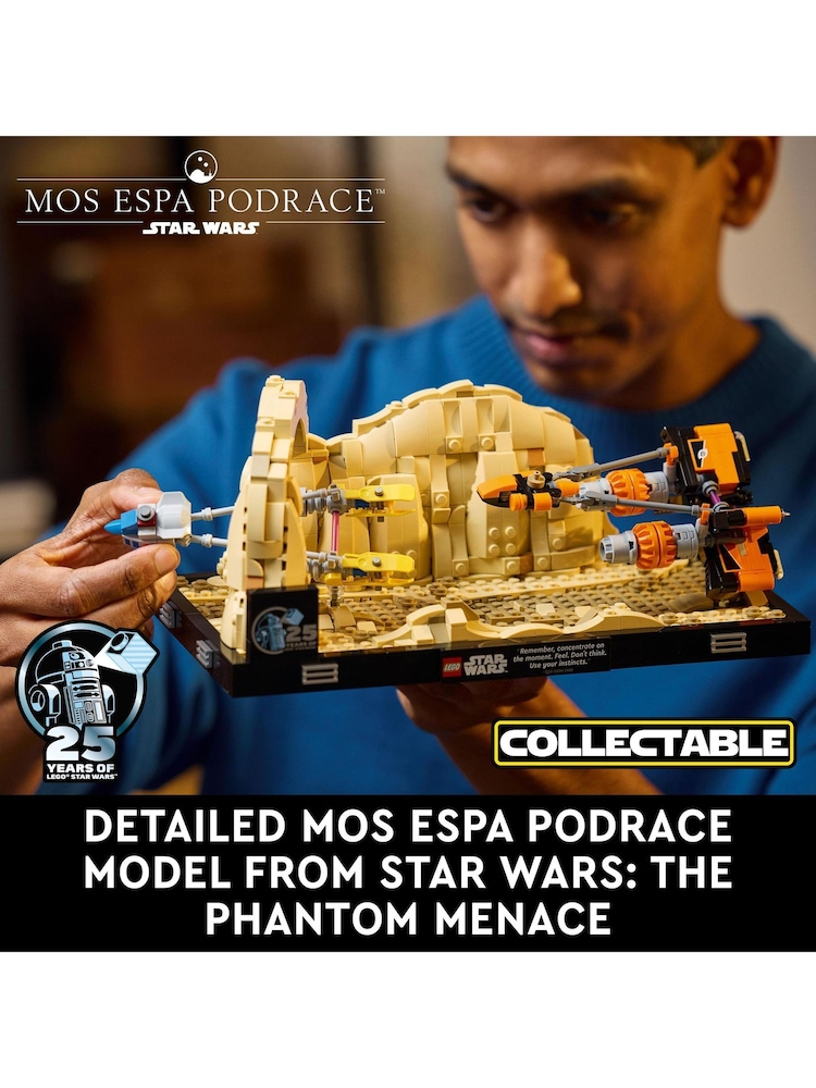 Lego Star Wars Mos Espa Podrace Diorama Set for Adults 75380 - Image 13 of 13