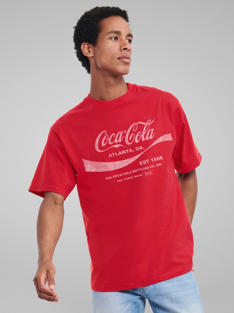 All + Every Red Coca Cola Drink 1886 T-Shirt - Image 2 of 4 All + Every Red Coca Cola Drink 1886 T-Shirt - Image 2 of 4