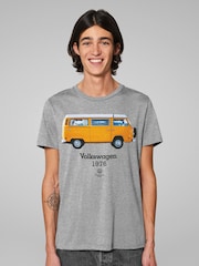All + Every Grey Volkswagen Camper Bus T-Shirt - Image 1 of 4