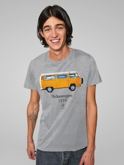 All + Every Grey Volkswagen Camper Bus T-Shirt - Image 2 of 4
