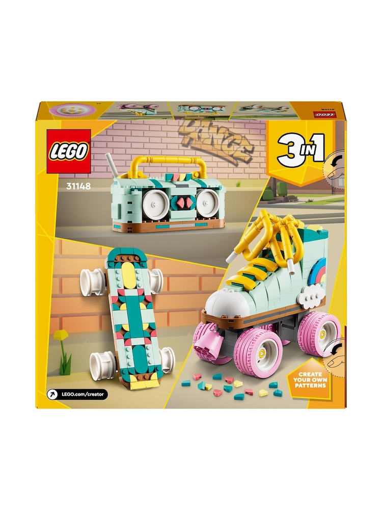Juego de patín retro con diseño 3 en 1 de Lego 31148 - Imagen 8 de 8