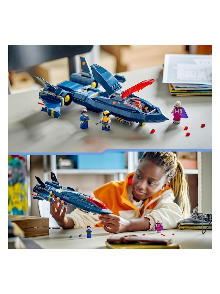Lego Marvel XMen XJet Buildable Toy Plane Model Set 76281 - Image 3 of 7