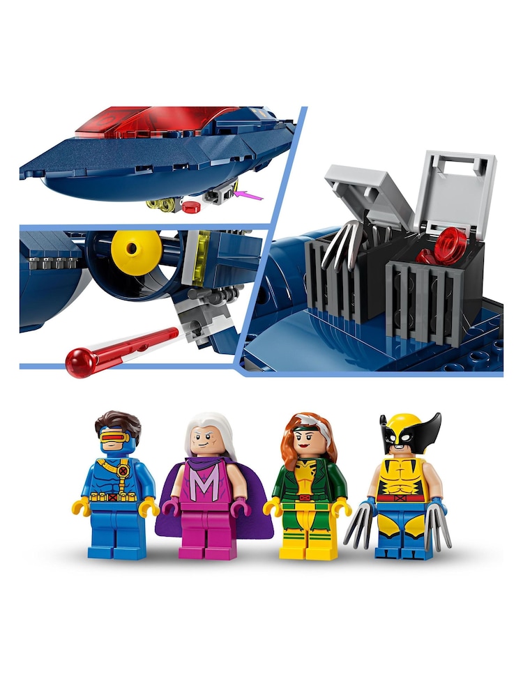 Lego Marvel XMen XJet Buildable Toy Plane Model Set 76281 - Image 6 of 7