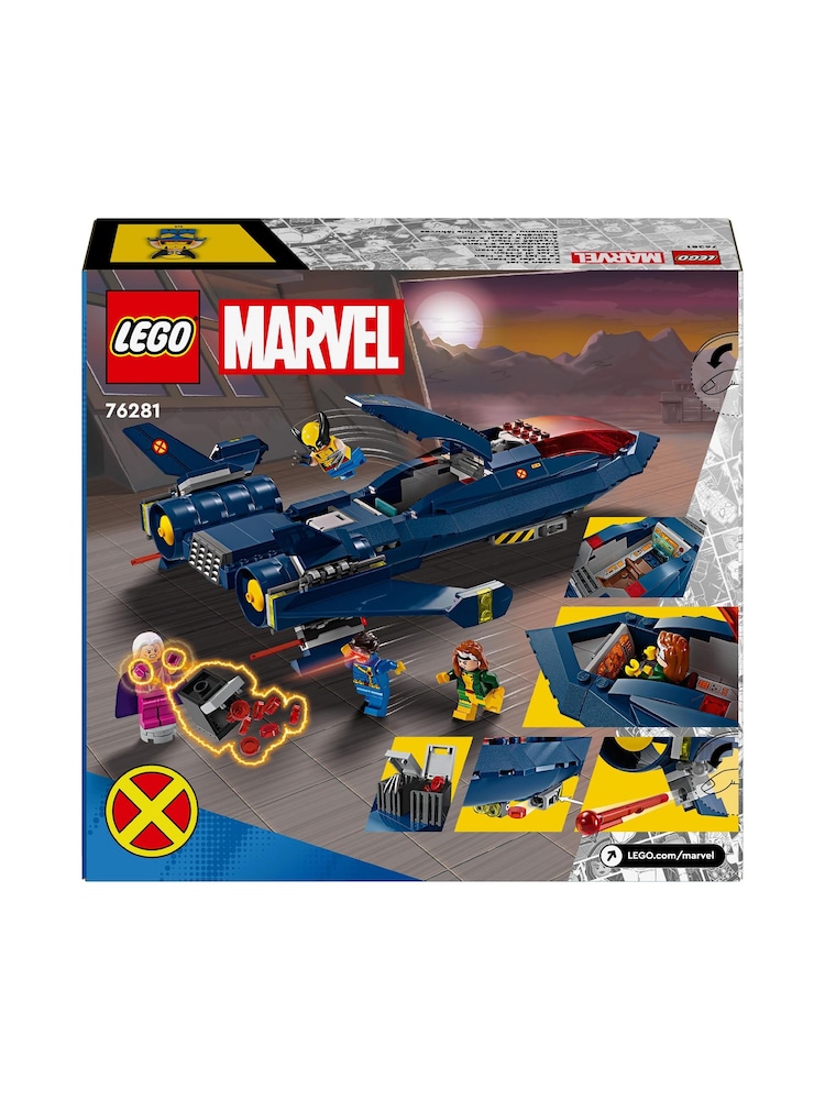 Lego Marvel XMen XJet Buildable Toy Plane Model Set 76281 - Image 7 of 7