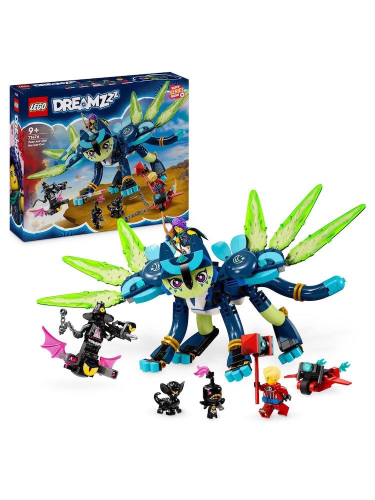 Lego DREAMZzz Zoey and Zian the CatOwl Animal Toy Set 71476 - Image 1 of 8